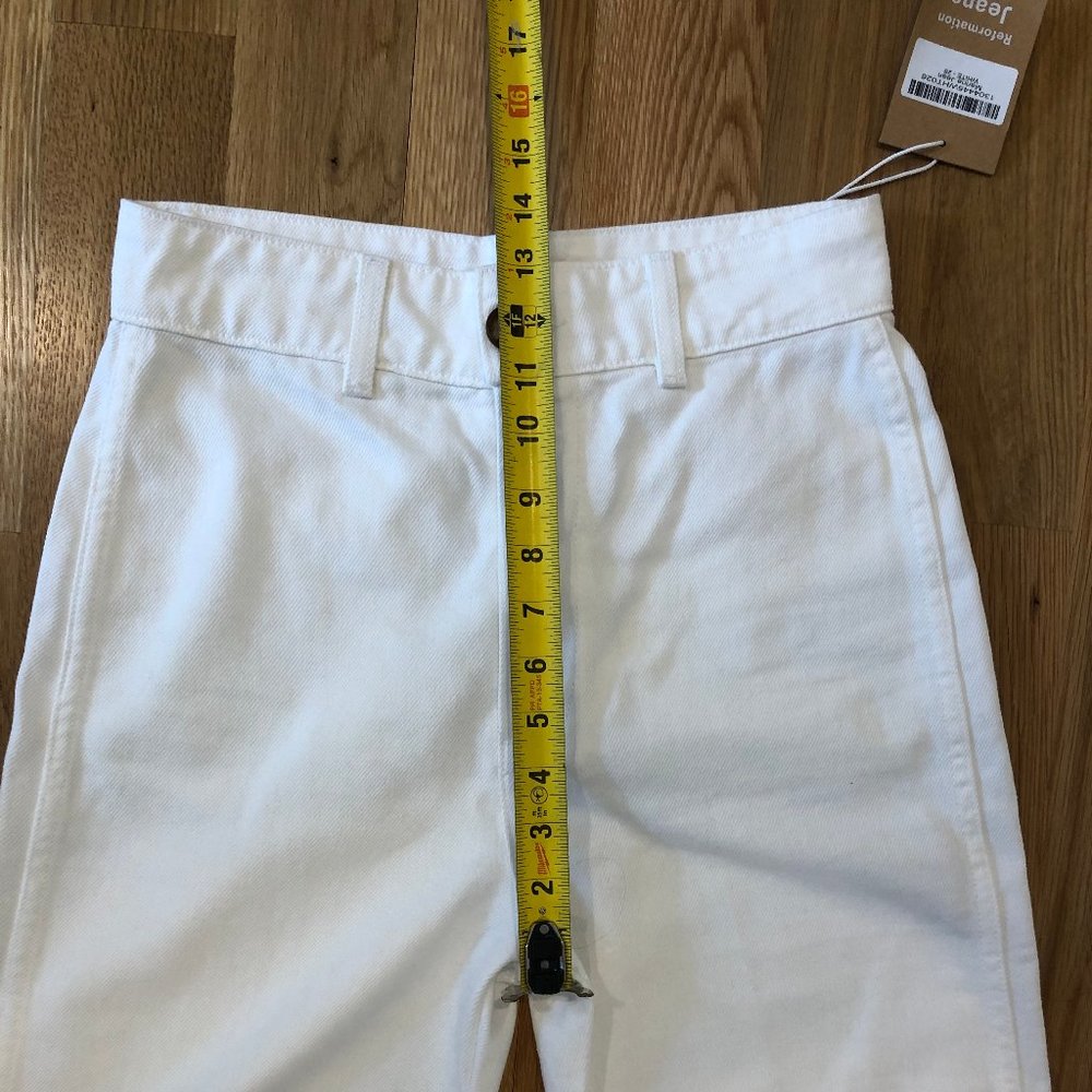 Brand New Reformation White High Rise Jeans! - Picture 12 of 12